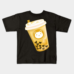 Neko Boba Mango Kids T-Shirt